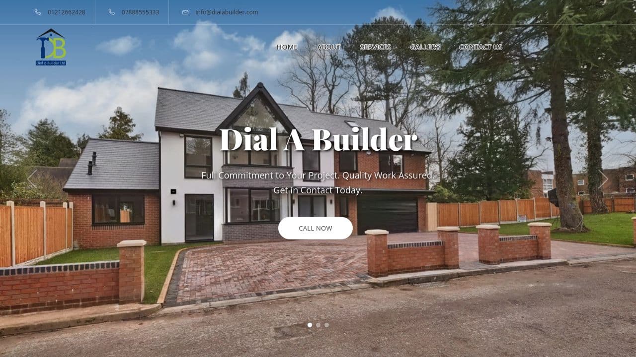 A BUILD LIMITED website screenshot