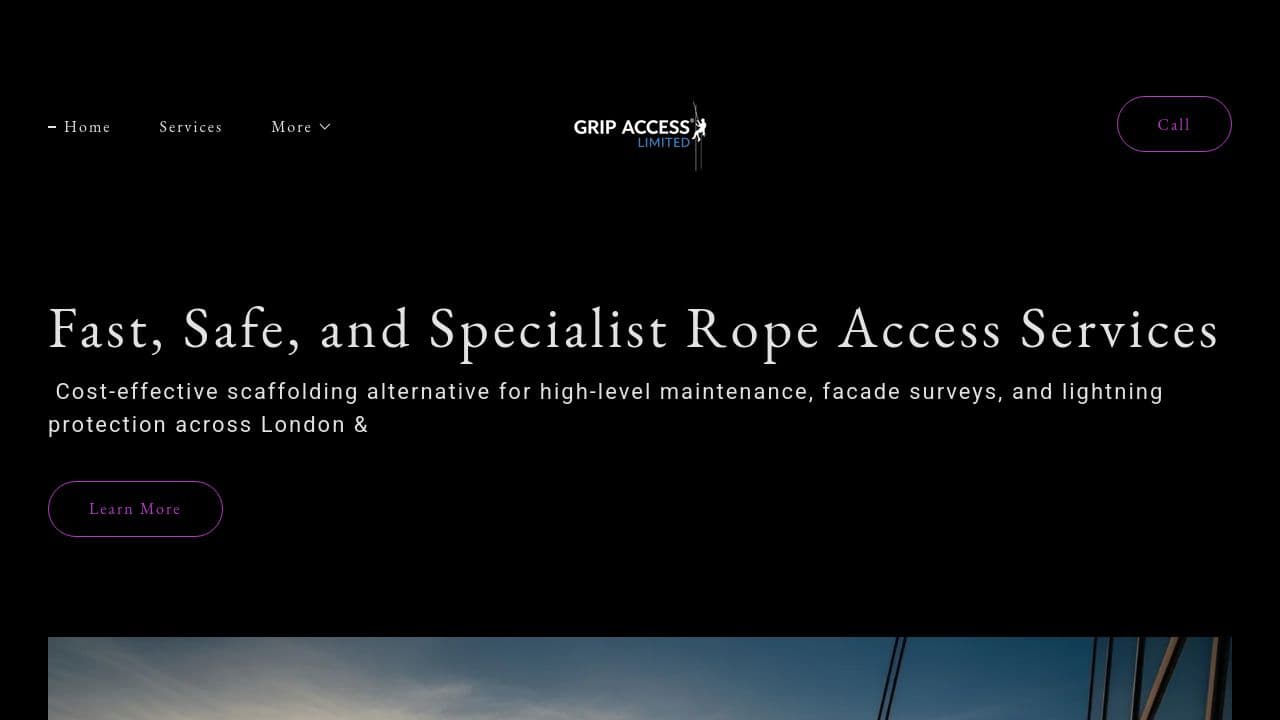 GRIP ACCESS LTD website screenshot