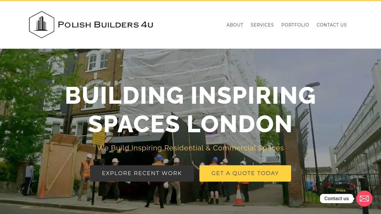 AM-POLISH BUILDERS LTD website screenshot