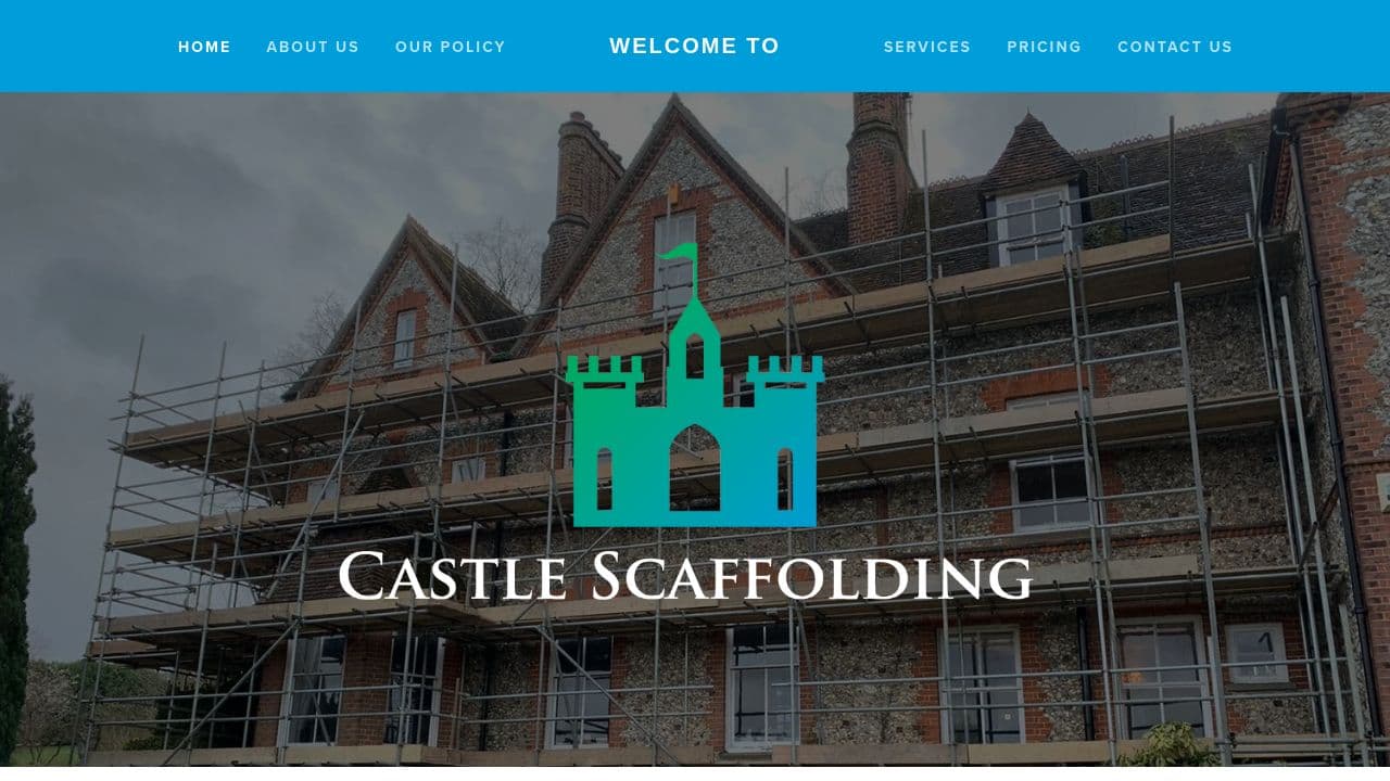CASTLE SCAFFOLDING SOLUTIONS LTD website screenshot