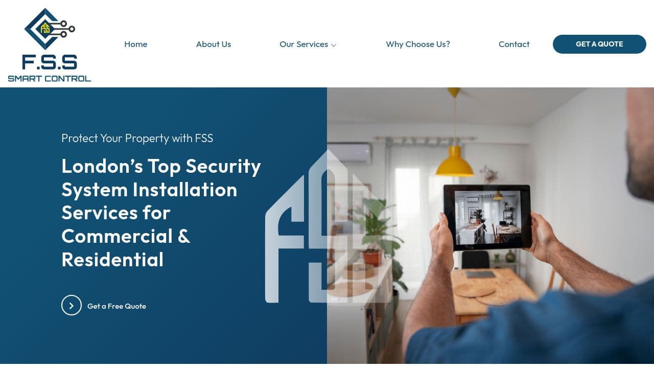 FSS SMART CONTROL LIMITED website screenshot