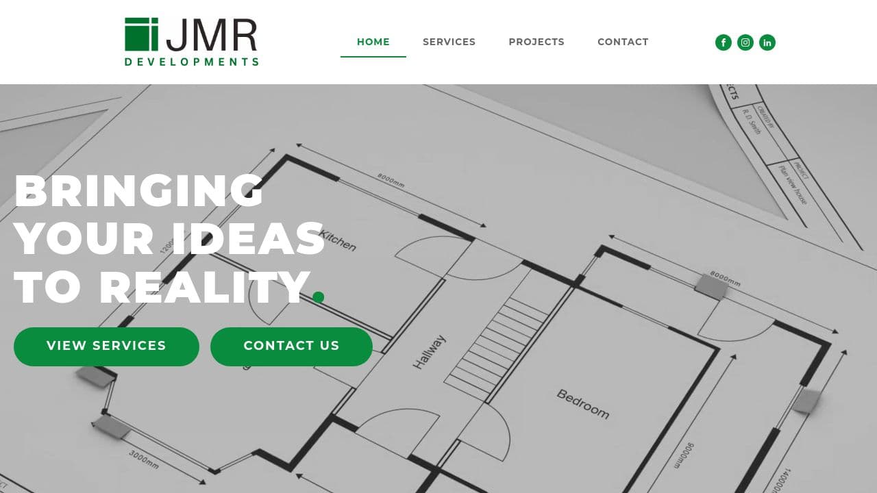 JMR DEVELOPMENTS (LEEDS) LIMITED website screenshot