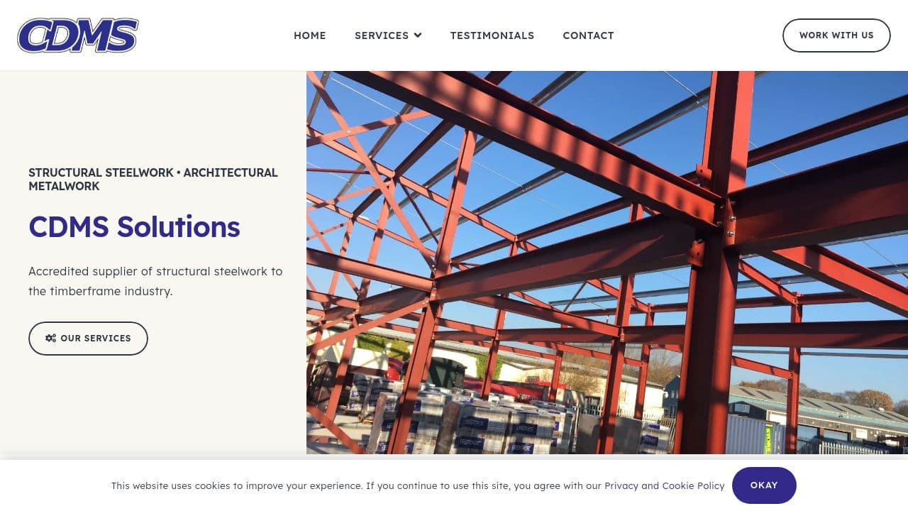 CDMS SOLUTIONS (UK) LTD website screenshot