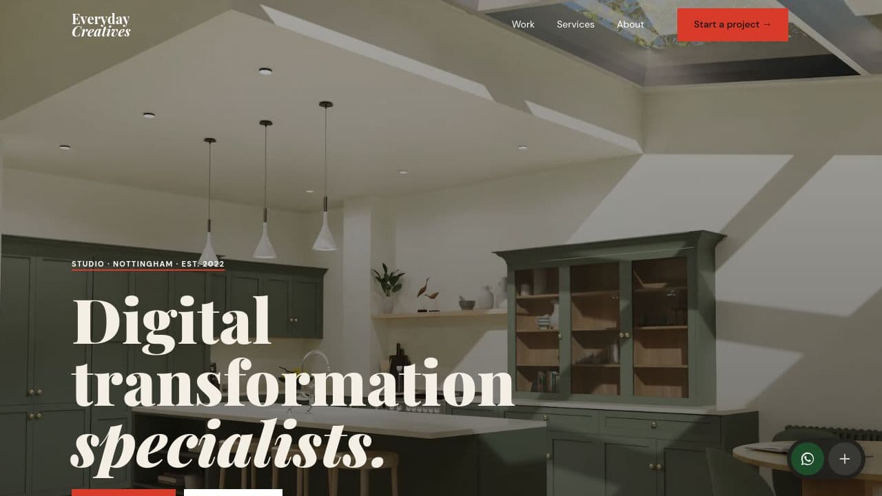 EVERYDAYCREATIVES LTD website screenshot