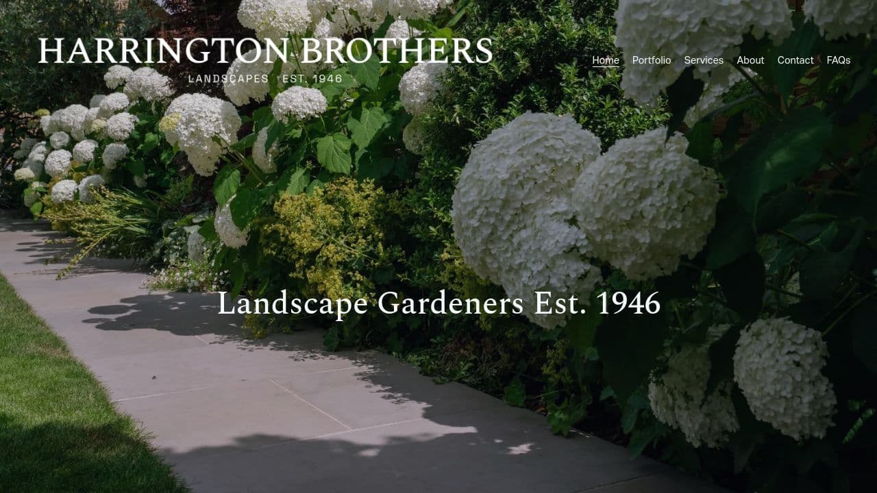 HARRINGTON BROTHERS LIMITED website screenshot