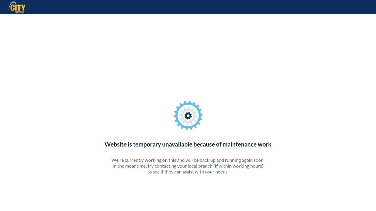 A N CITY PLUMBING AND HEATING LIMITED website screenshot