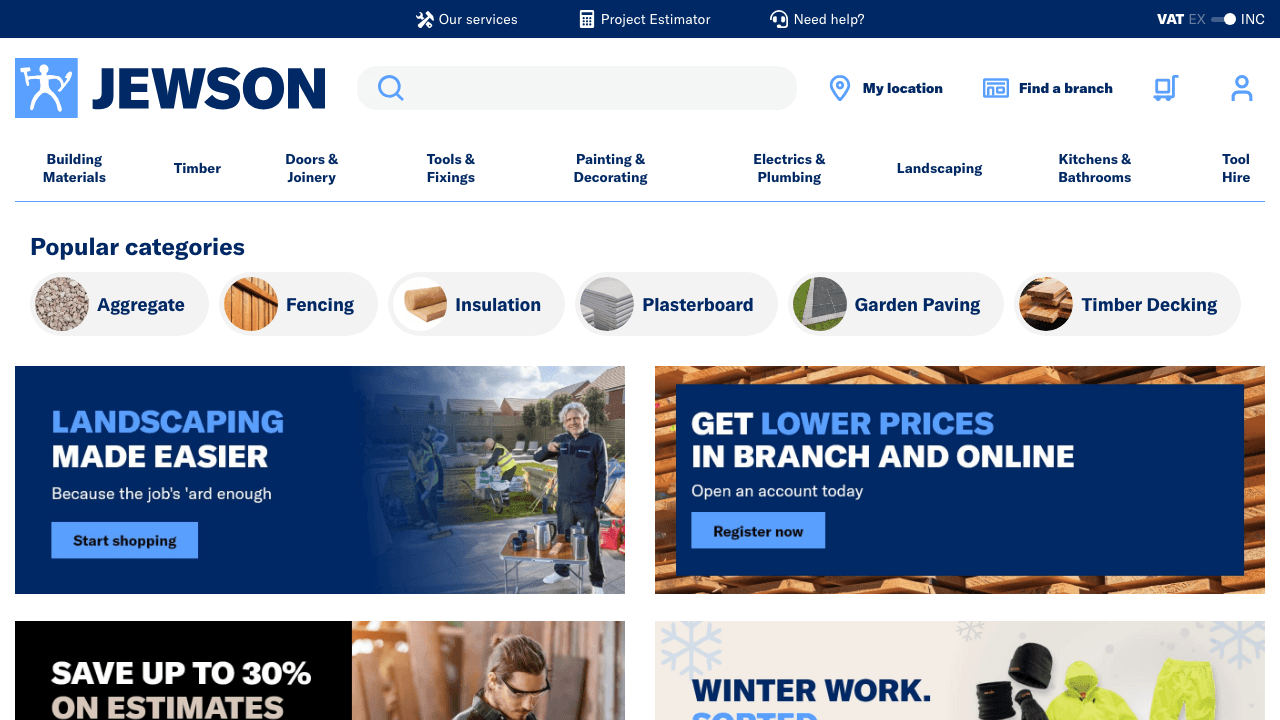 Jewson Roofing Supplies