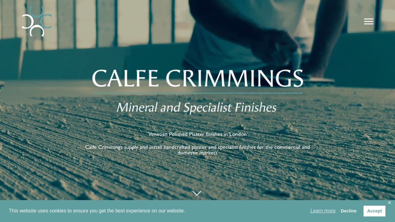 CALFE CRIMMINGS LIMITED website screenshot