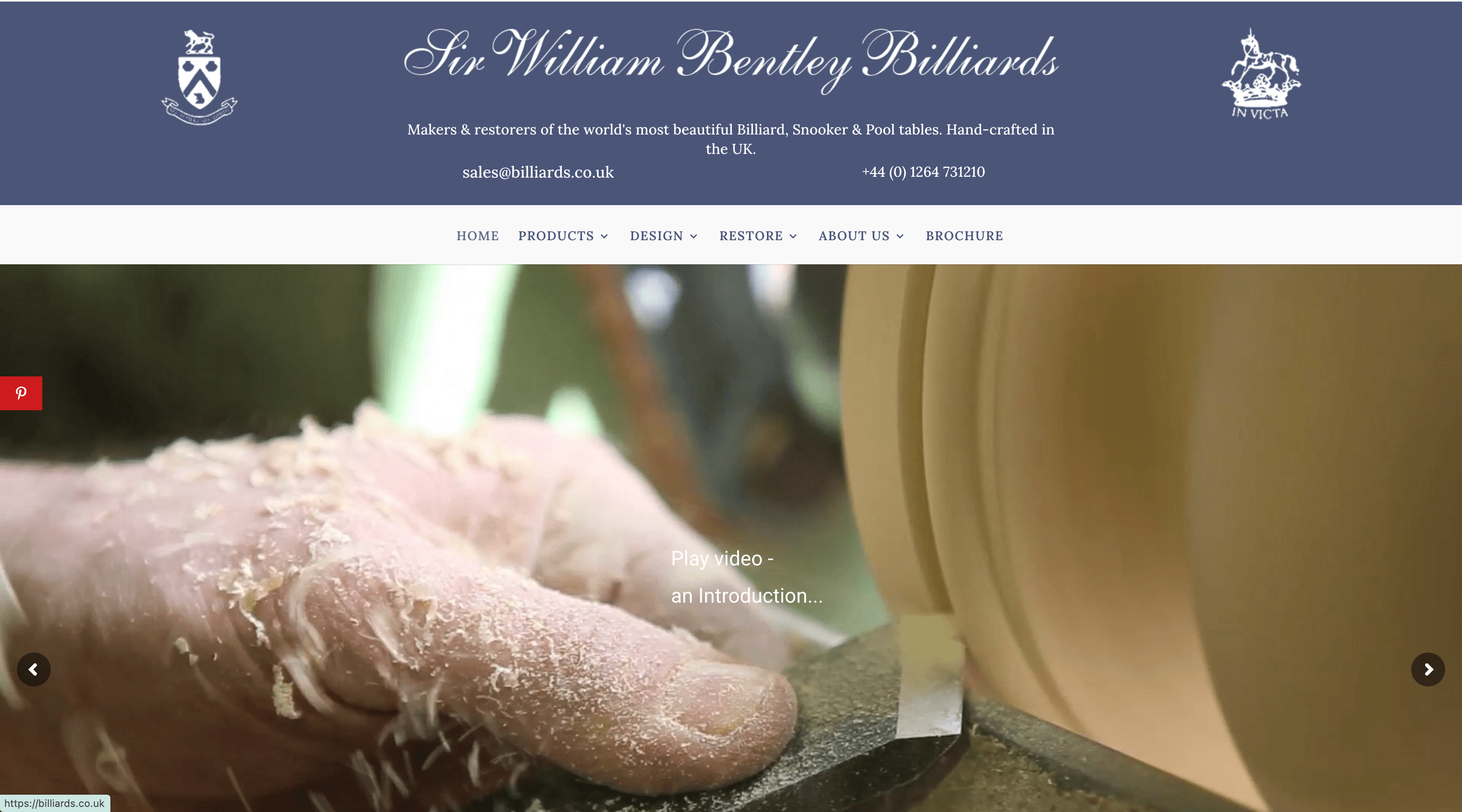 Sir William Bentley Billiards