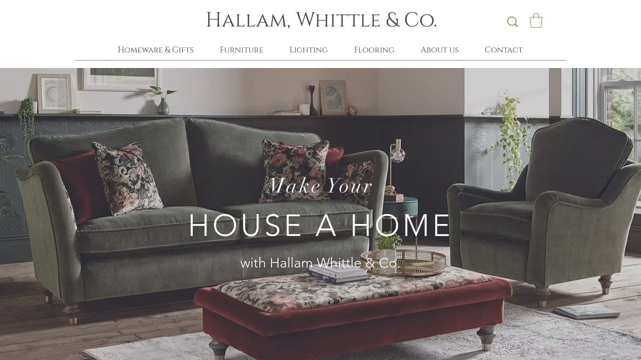 HALLAM WHITTLE & COMPANY LIMITED website screenshot