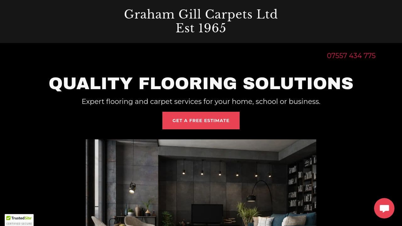 GRAHAM GILL CARPETS LIMITED website screenshot