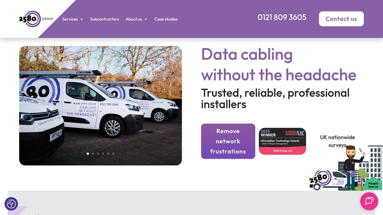 2580 GROUP LTD website screenshot