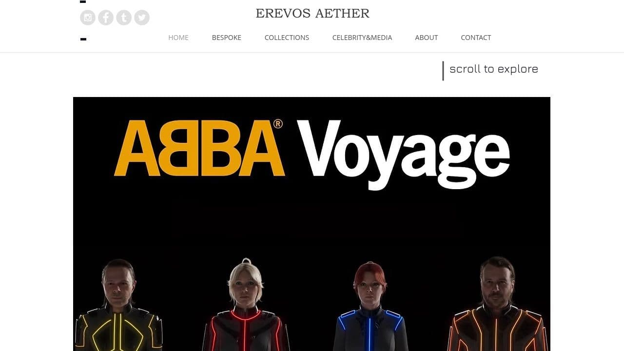 EREVOS AETHER LIMITED website screenshot
