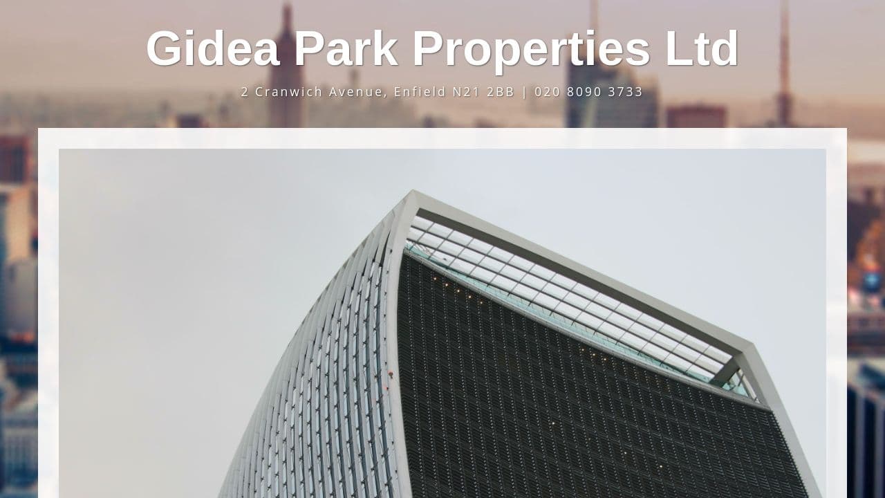 GIDEA PARK PROPERTIES LIMITED website screenshot