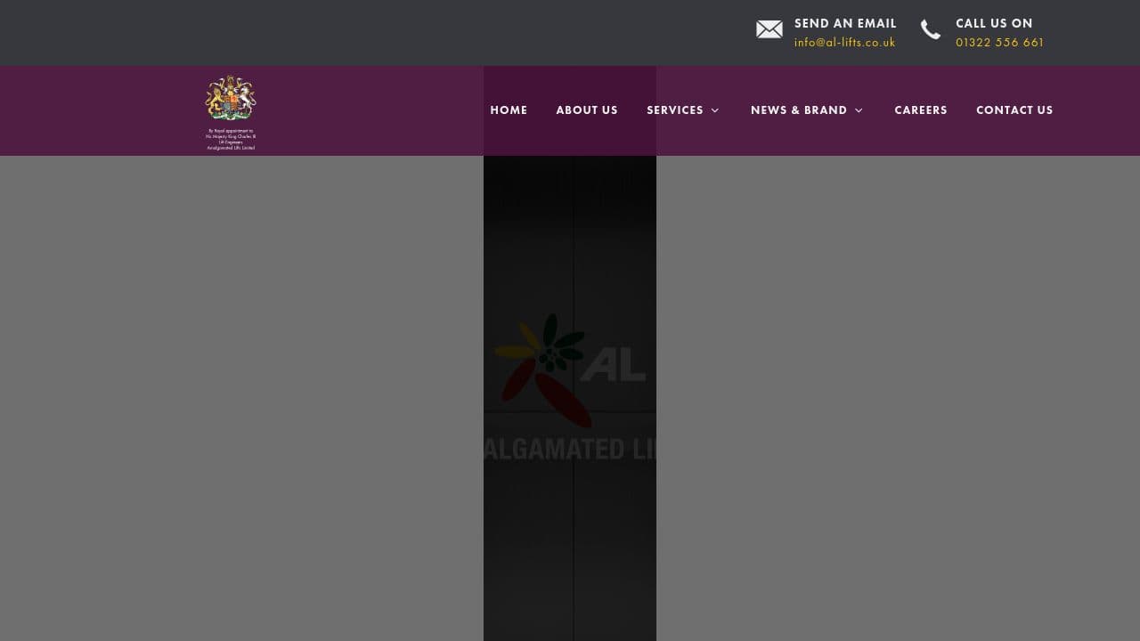 A&L LIFTS LTD website screenshot