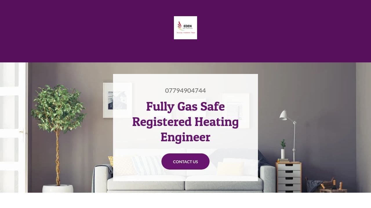 EDEN GAS SERVICES LTD website screenshot