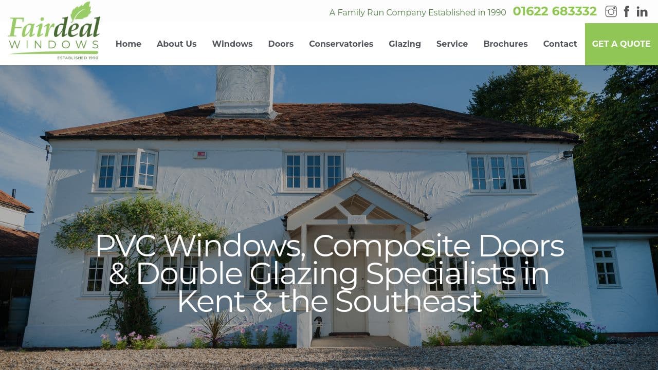 FAIR DEAL WINDOWS LIMITED website screenshot