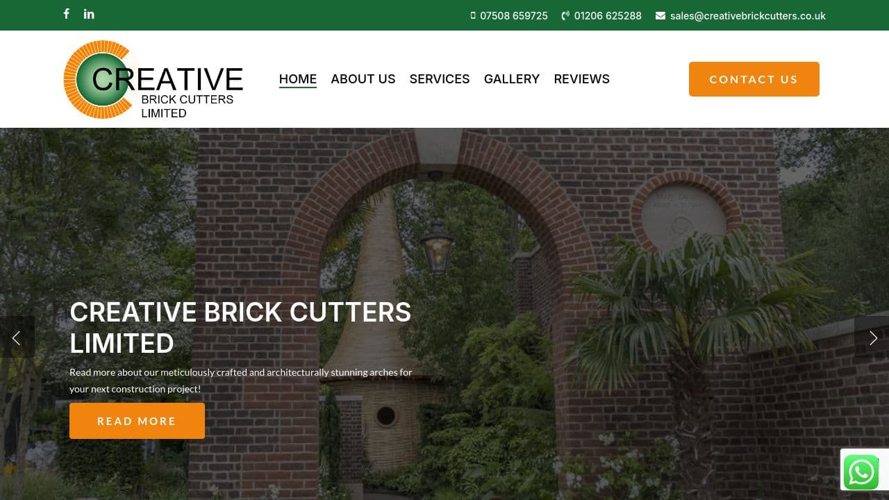 CREATIVE BRICK CUTTERS LIMITED website screenshot