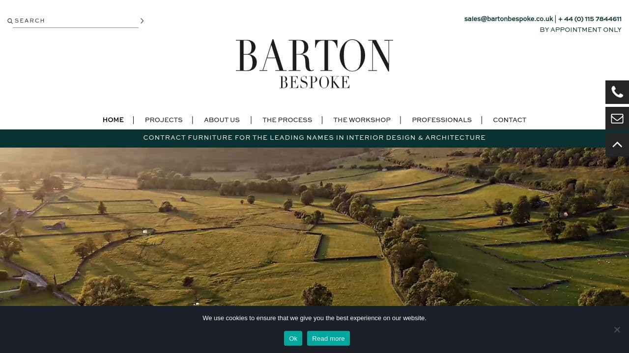 BARTON BESPOKE LTD website screenshot
