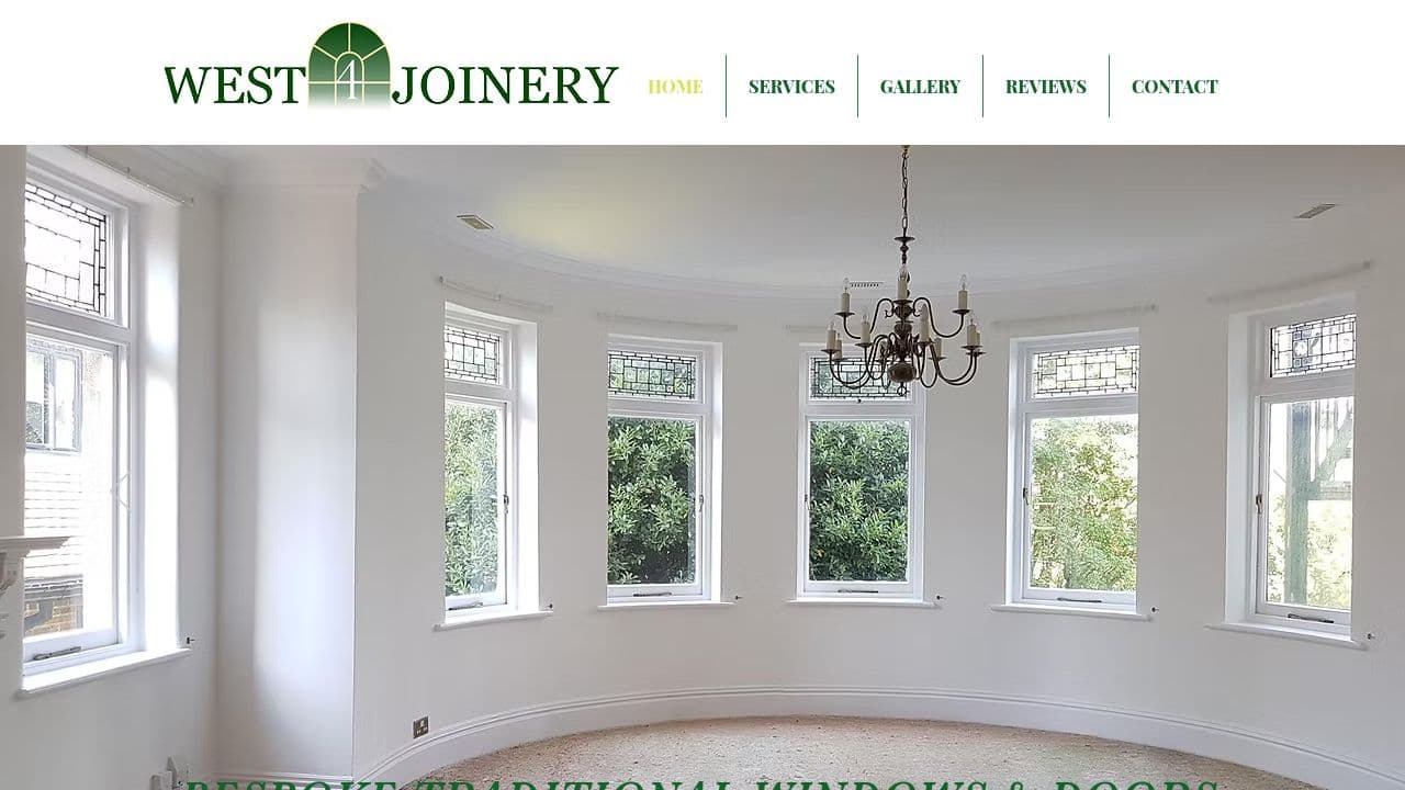 4 JOINERY LIMITED website screenshot