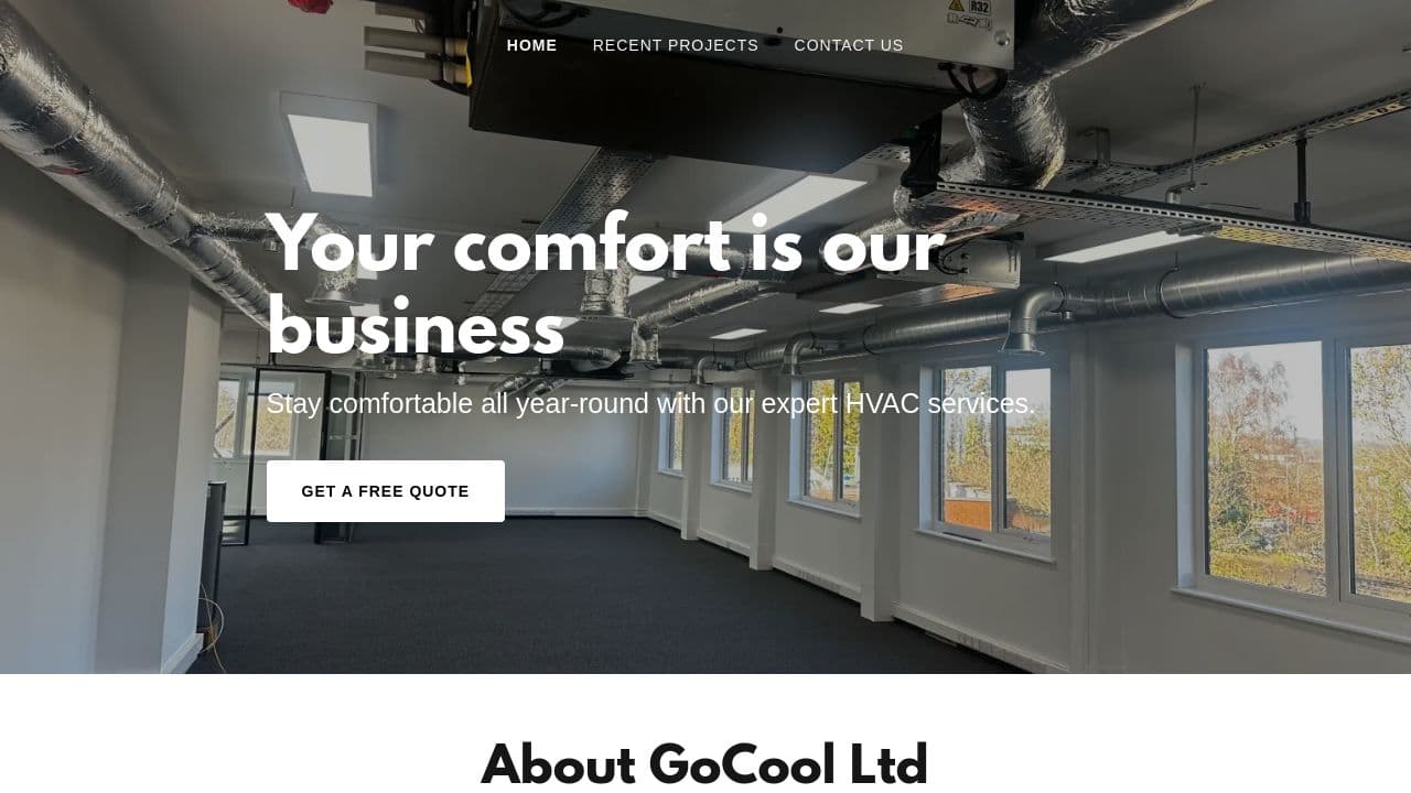 GOCOOL LTD website screenshot