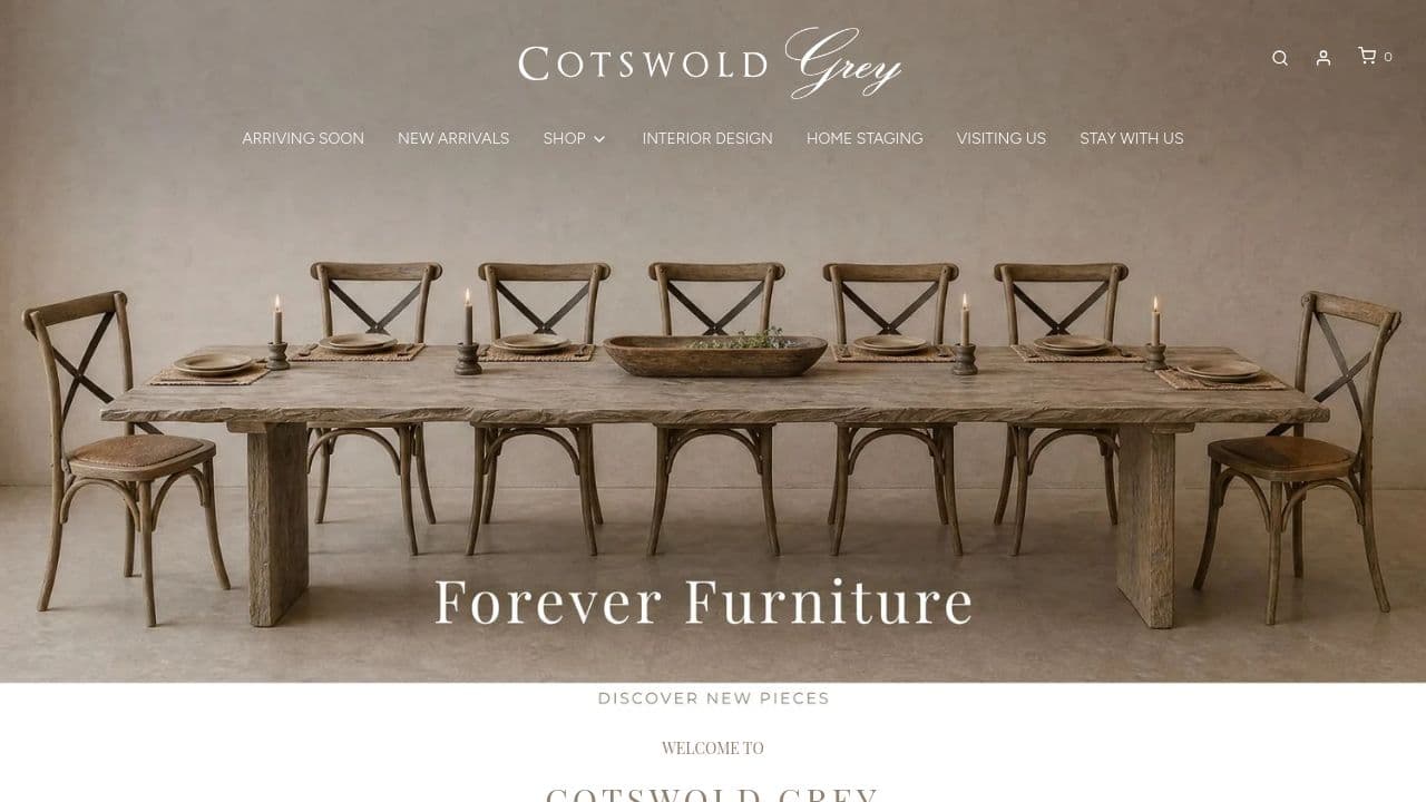 COTSWOLD GREY LIMITED website screenshot