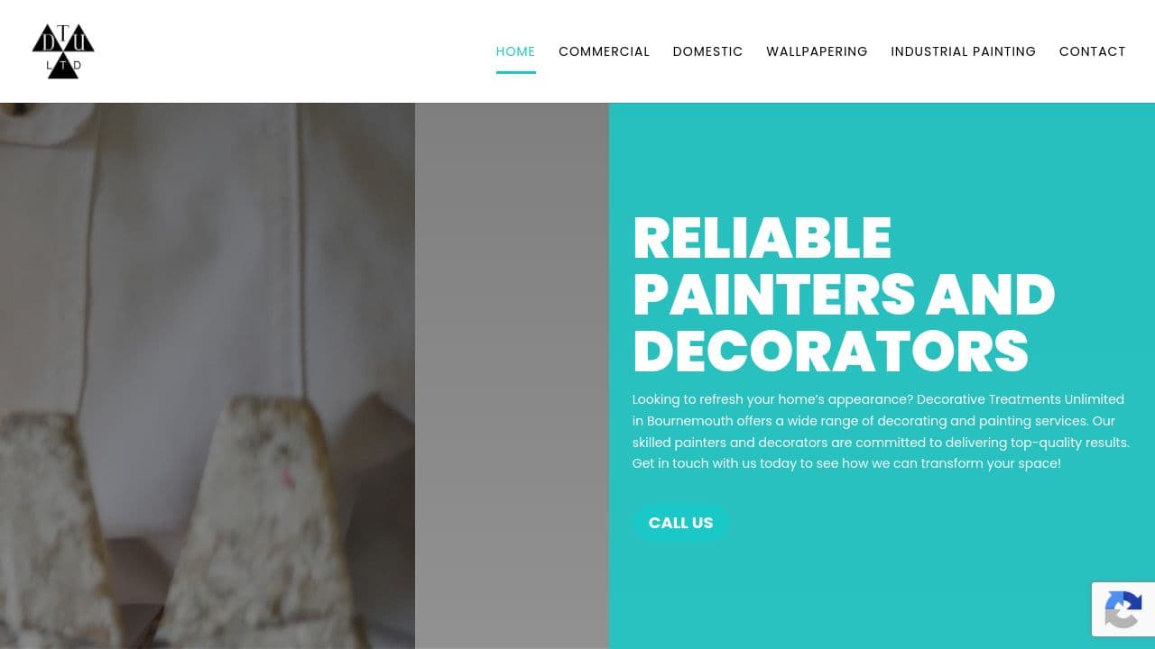 DECORATIVE TREATMENTS LIMITED website screenshot