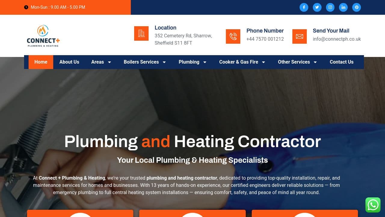 CONNECT+PLUMBING AND HEATING