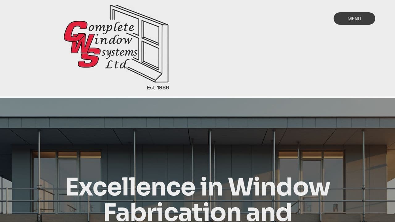 COMPLETE WINDOW SYSTEMS LIMITED website screenshot