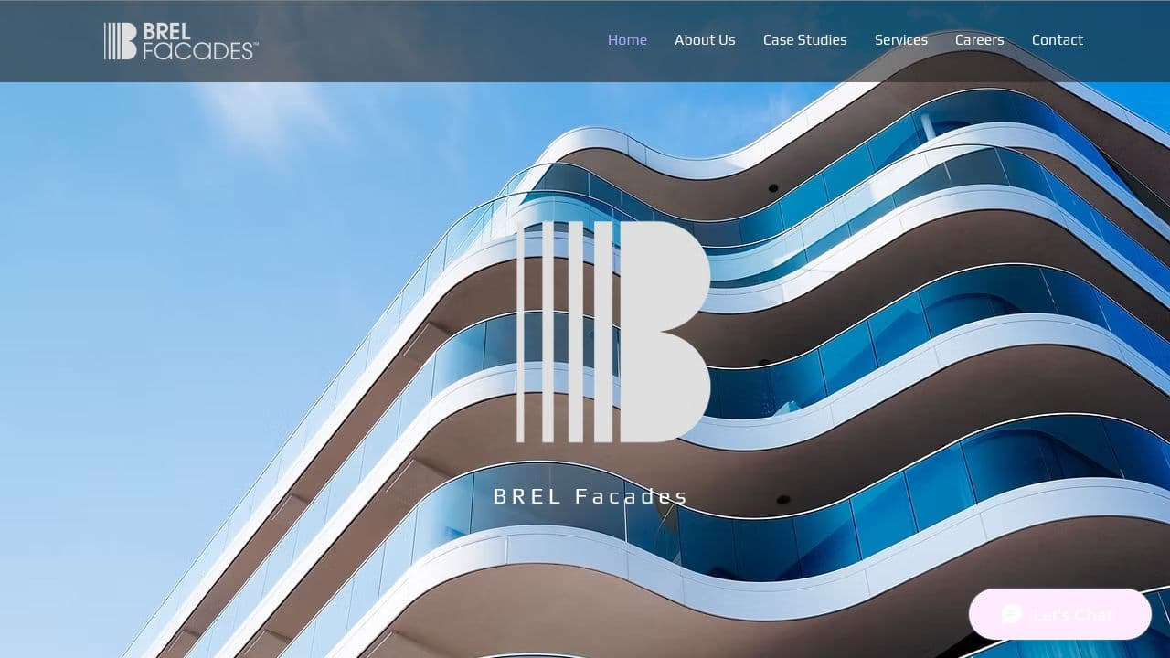 BREL FACADES LIMITED website screenshot