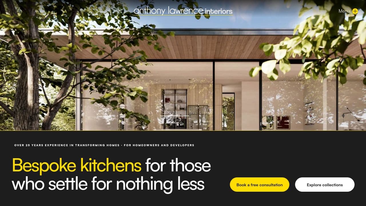 ANTHONY LAWRENCE INTERIORS LTD website screenshot