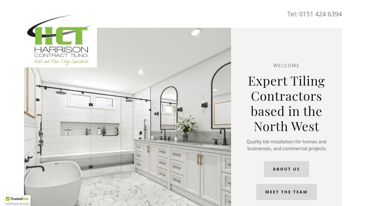 HARRISON CONTRACT TILING LIMITED website screenshot
