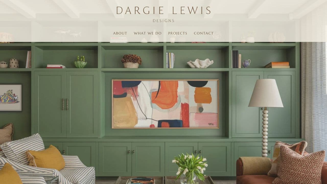 DARGIE LEWIS DESIGNS LIMITED website screenshot