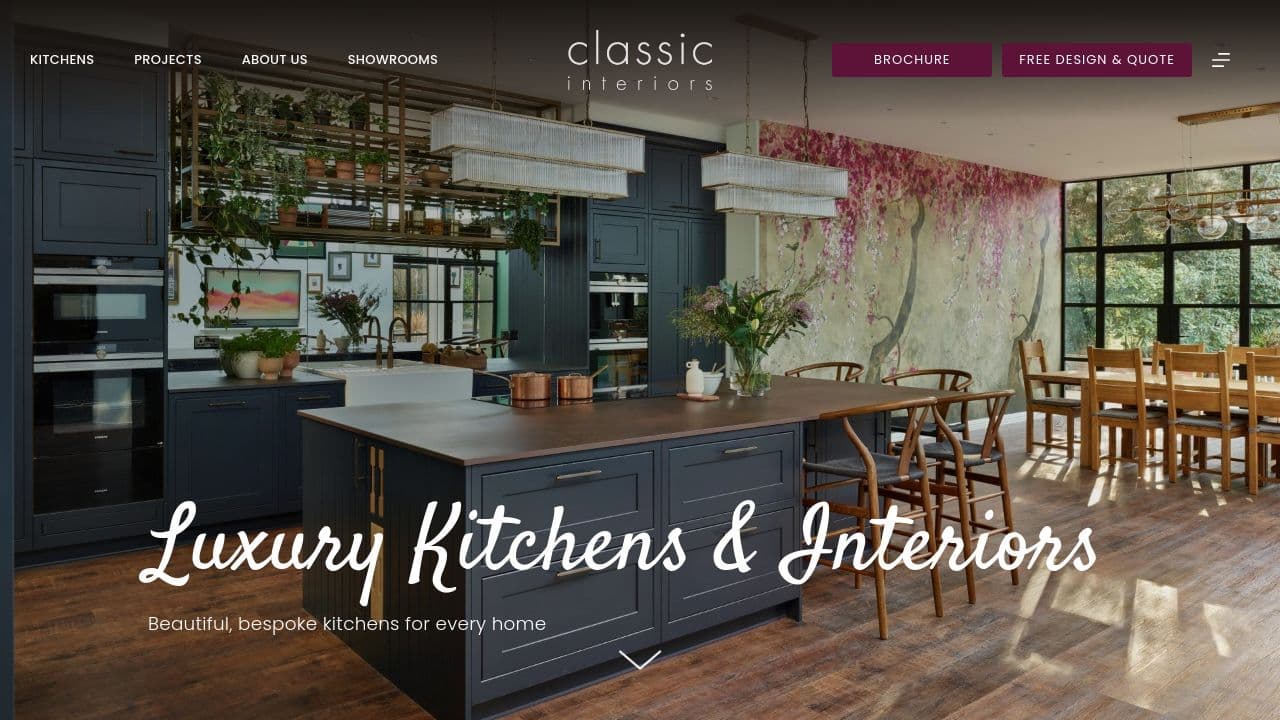 CLASSIC INTERIORS 2001 LIMITED website screenshot