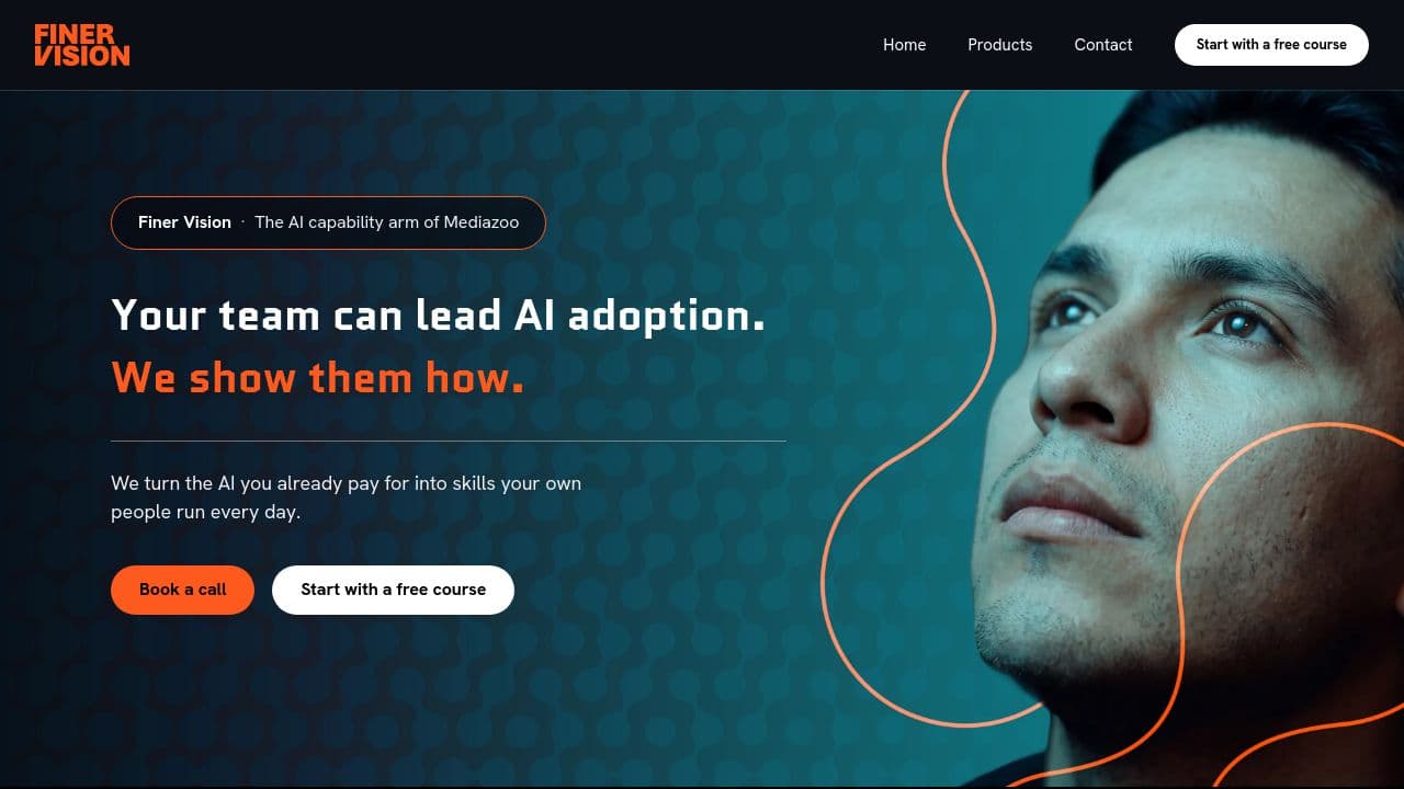 FINER VISION LIMITED website screenshot