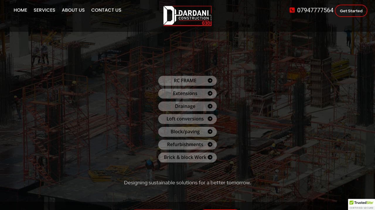 DARDANI.AL LIMITED website screenshot