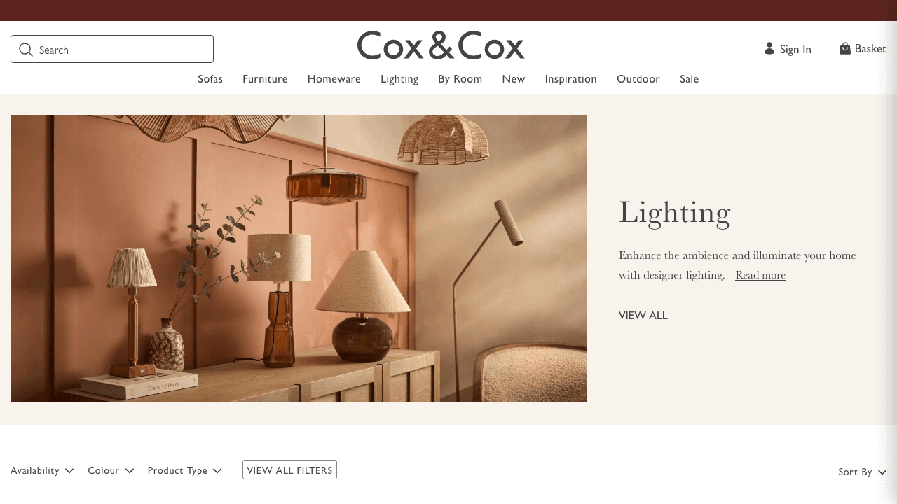 Cox & Cox Lighting