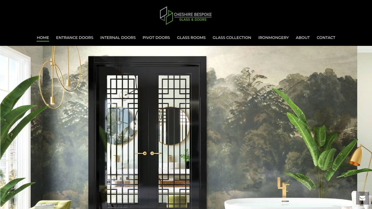 CHESHIRE GLASS LIMITED website screenshot