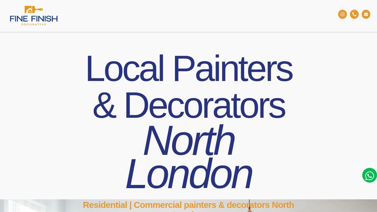 FINE FINISH DECORATIVE LIMITED website screenshot
