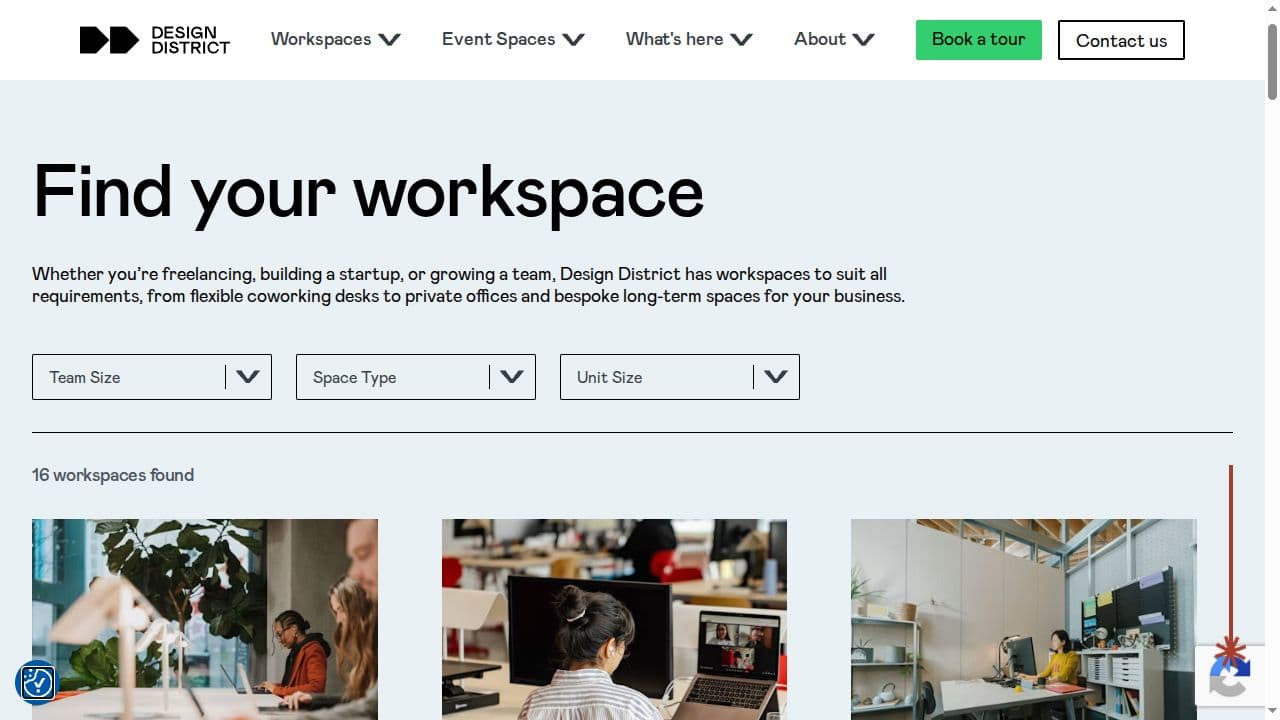 DESIGN DISTRICT STUDIO LTD website screenshot