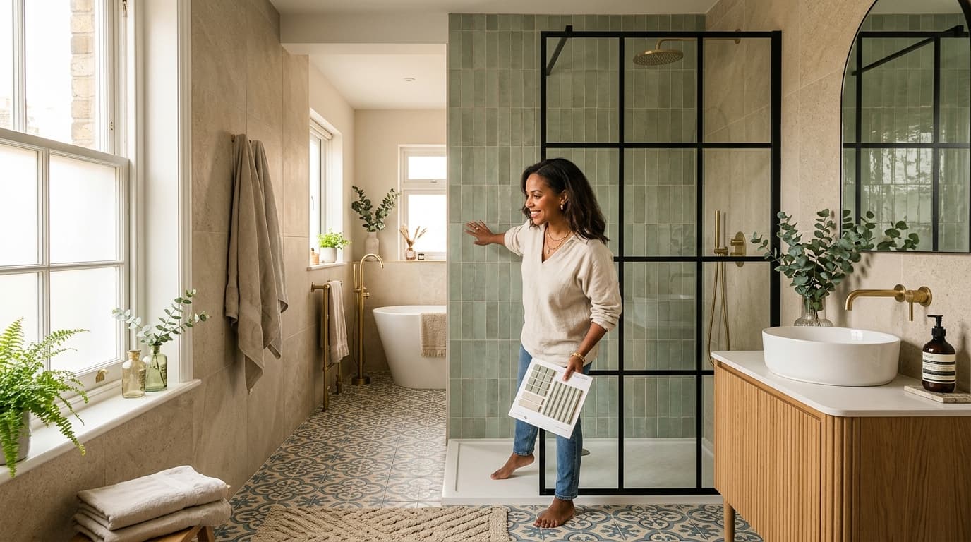 Featured image for Bathroom Tiles UK Guide: What's New in 2024 Tile Trends